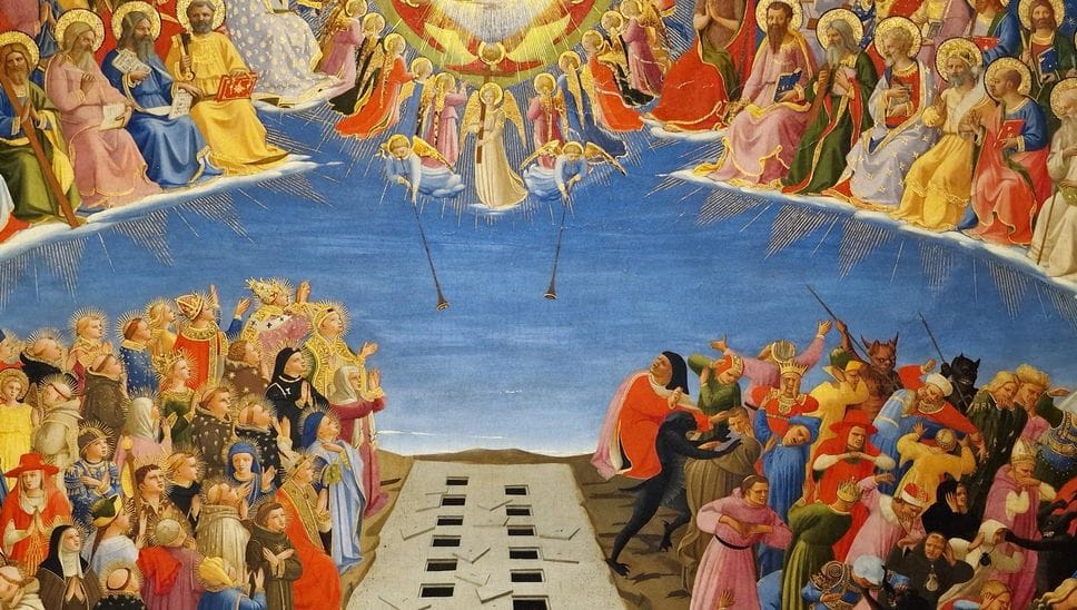 Particolare del Giudizio Universale di Beato Angelico