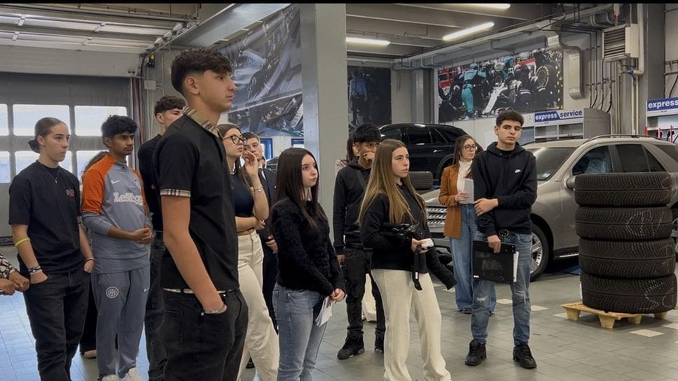 Un momento dell’attività sul campo