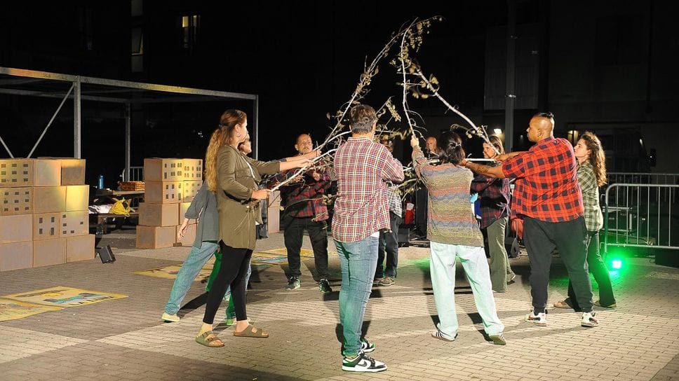 Uno spettacolo del Laboratorio degli Archetipi, a settembre