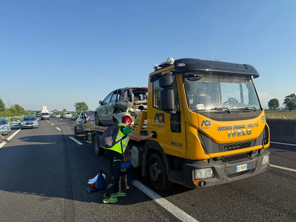 Borghetto: incidente A1