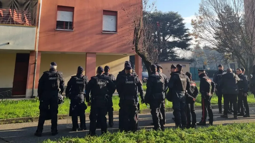 Uno sgombero di case Genia in via Repubblica, che erano finite occupate in attesa di una sentenza definitiva