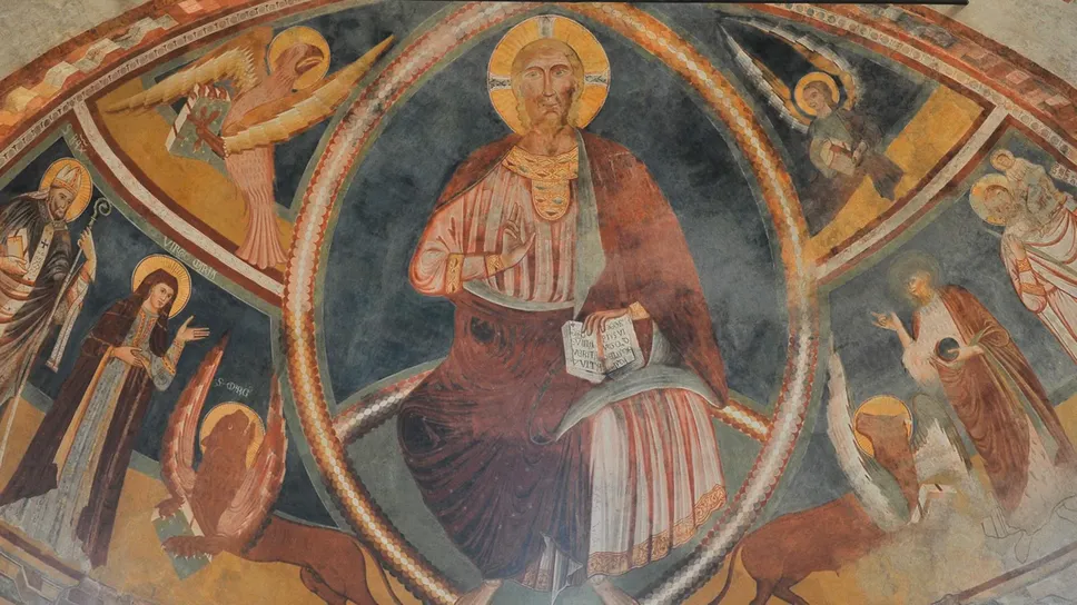 Lodi Vecchio, basilica dei XII Apostoli: Cristo Pantocratore