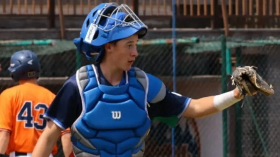 Baseball Europei U15, il lodigiano Dorian Cornelli in maglia azzurra all’Europeo di Trieste. Foto Paola Cornelli