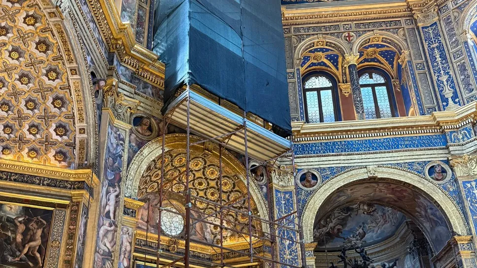 Il settore coperto da annu da un’impalcatura Il settore coperto da annu da un’impalcatura
