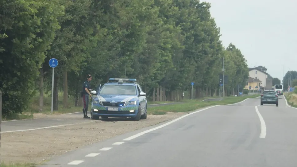 I rilievi dell’incidente condotti dalla polizia stradale di Lodi