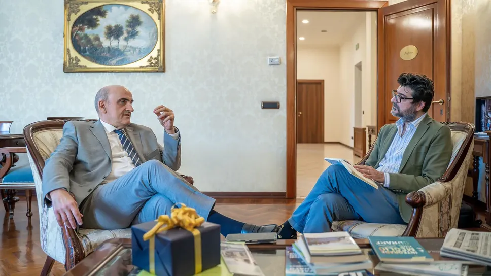 Un primo piano di Enrico Roccatagliata, che lascia Lodi per assumere l’incarico prestigioso di prefetto di Monza