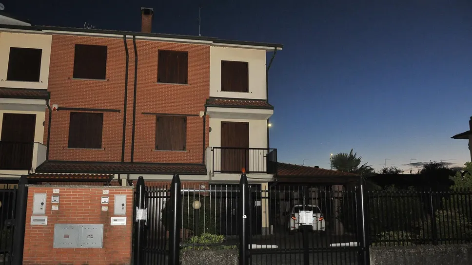 L’abitazione della coppia a Vidardo teatro della tragedia L’abitazione della coppia a Vidardo teatro della tragedia