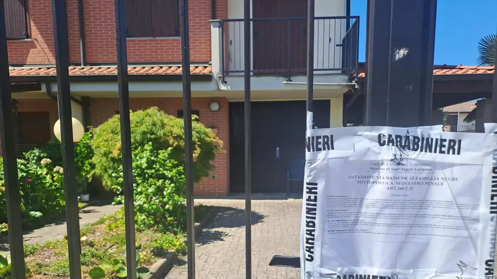 La villetta sequestrata dopo l’omicidio di Vidardo La villetta sequestrata dopo l’omicidio di Vidardo