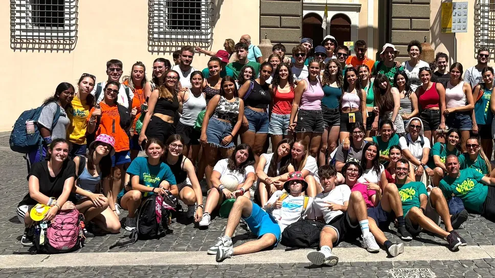 I giovani del decanato di Melegnano al giubileo I giovani del decanato di Melegnano al giubileo