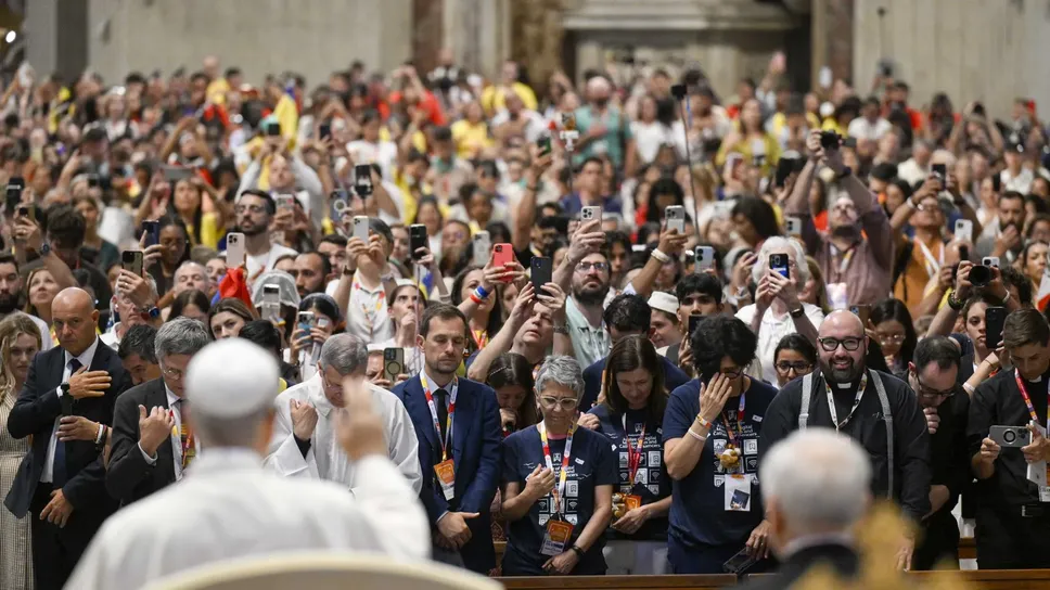 Il giubileo degli influencer (foto Vatican Media / Sir) Il giubileo degli influencer (foto Vatican Media / Sir)