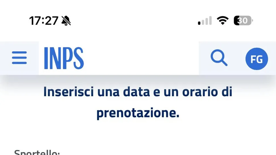Lo screenshot della prenotazione impossibile