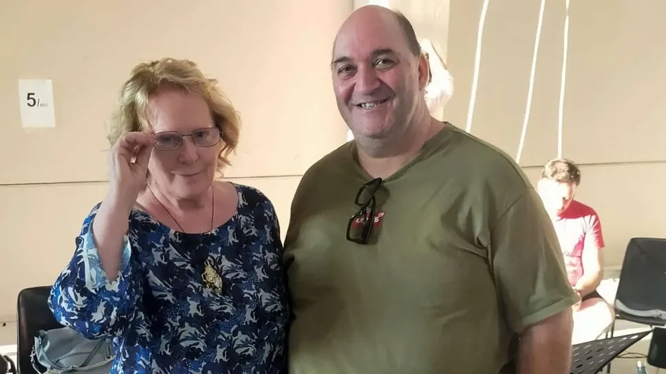 Qui sopra Katia Ricciarelli con Valentino Salvini, a fianco il Rigoletto