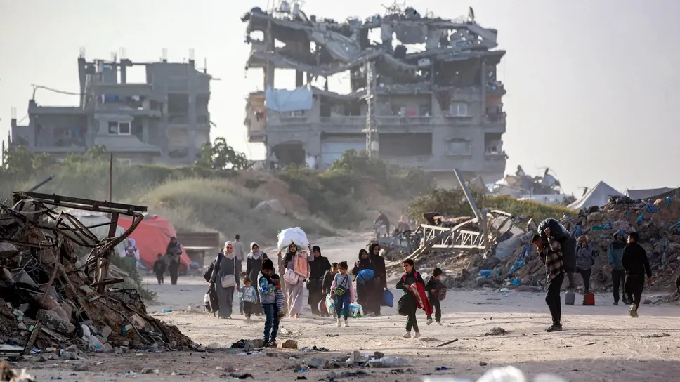 Distruzione nella Striscia di Gaza Distruzione nella Striscia di Gaza