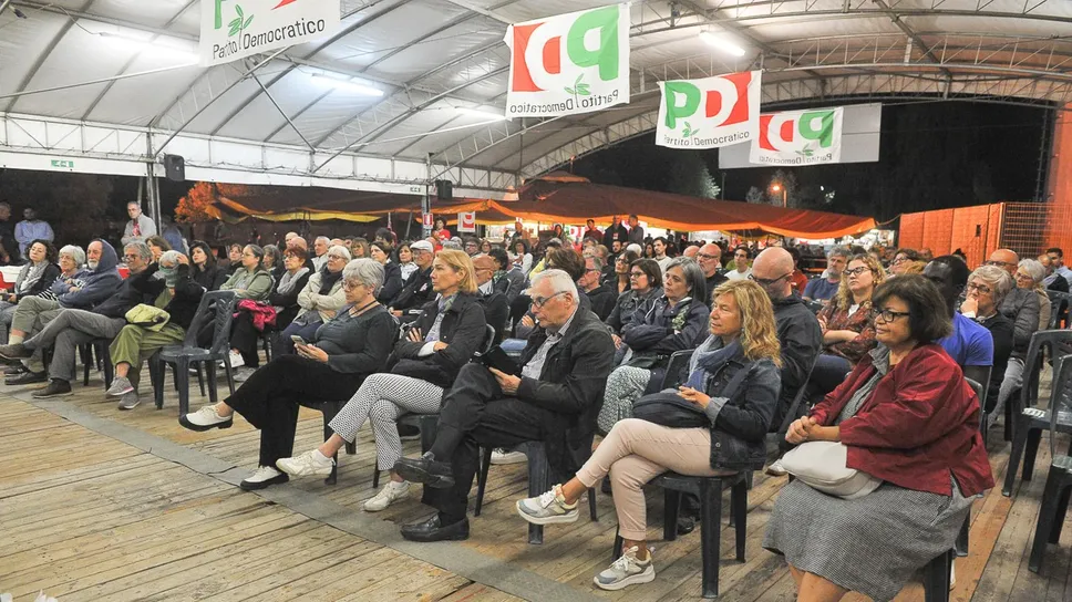 Lo spazio dibattiti affollato nei giorni scorsi