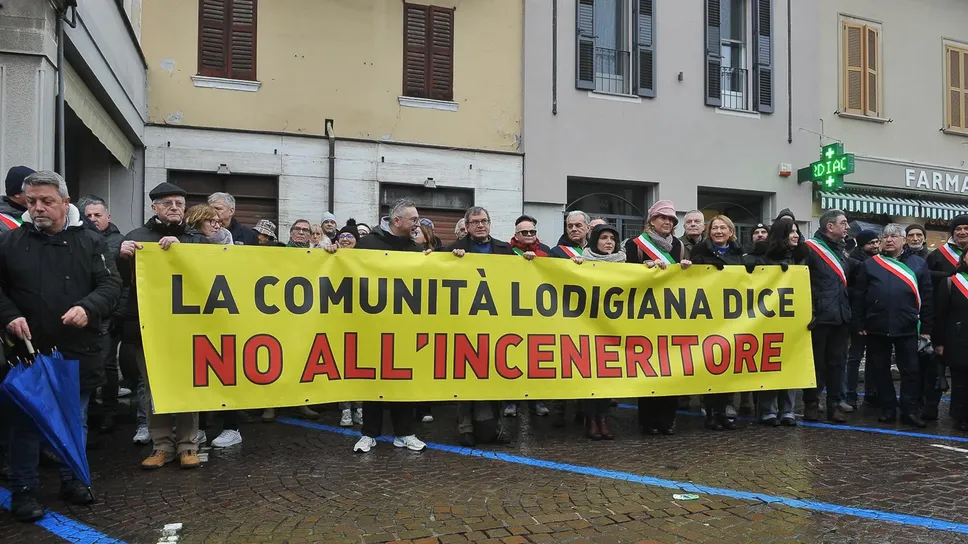 La partecipatissima protesta di gennaio a Sant’Angelo