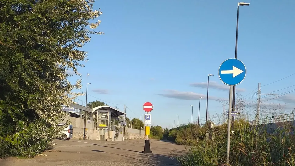 La zona della brutale aggressione La zona della brutale aggressione