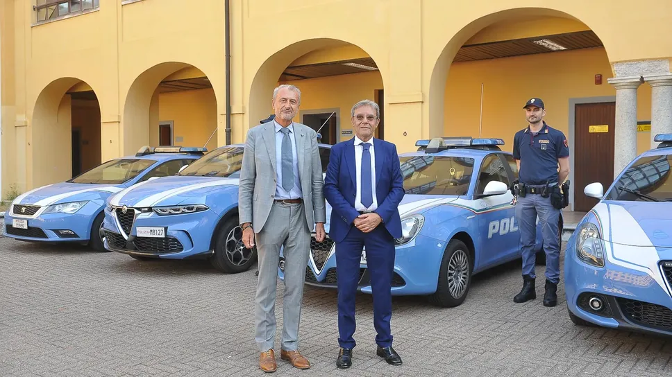 Da sinistra, il prefetto Davide Garra e il questore Pio Russo