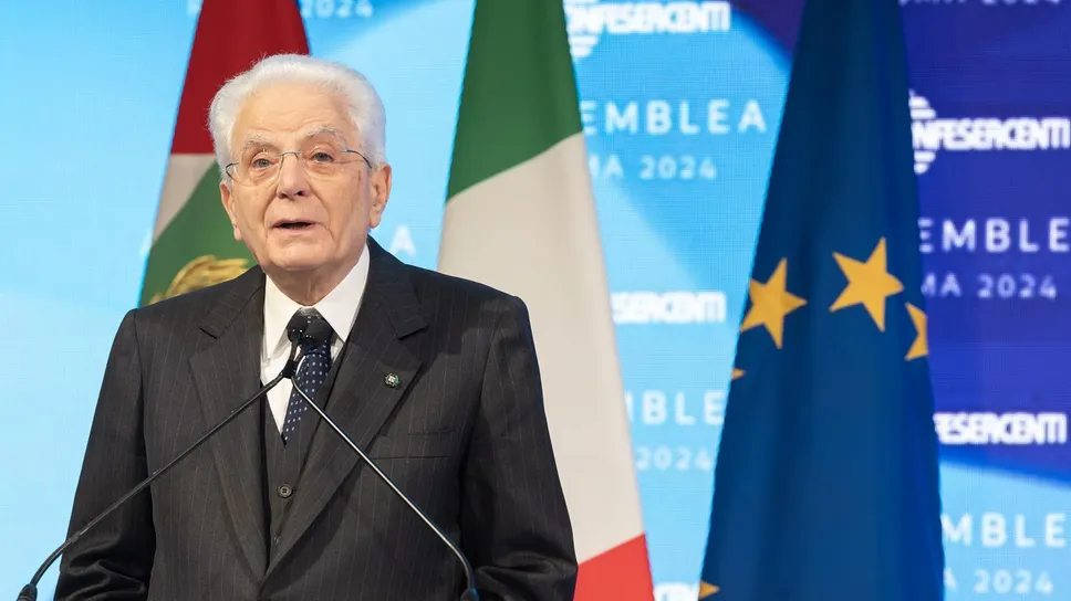 Il presidente Sergio Mattarella