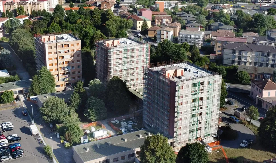 I palazzi Aler interessati dai lavori I palazzi Aler interessati dai lavori