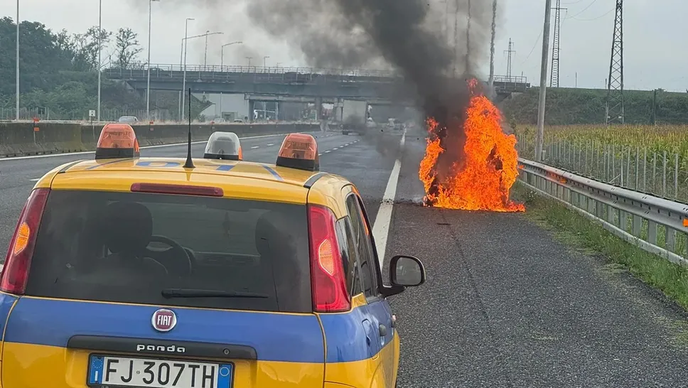 Il rogo in autostrada Il rogo in autostrada