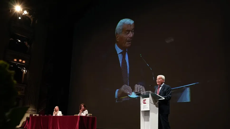 La cerimonia alla Scala di Milano La cerimonia alla Scala di Milano