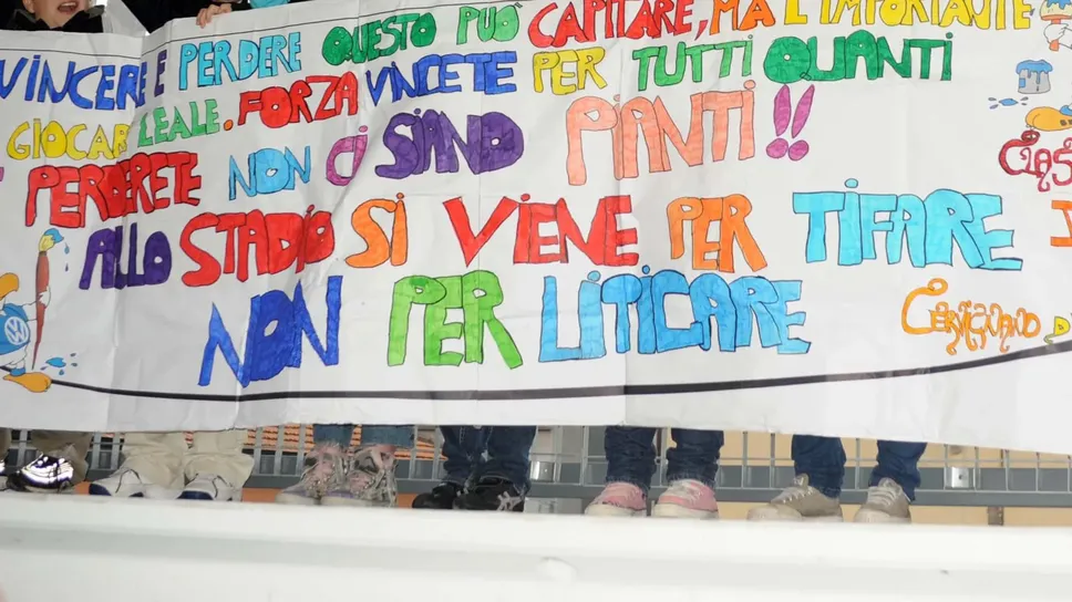 Uno striscione emblematico Uno striscione emblematico