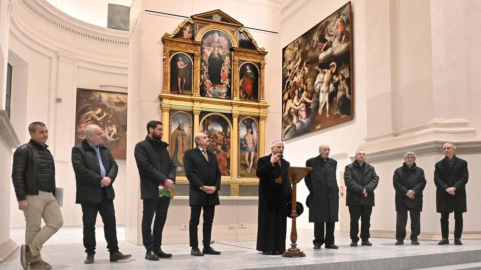 La visita al Museo diocesano di arte sacra nell’ex chiesa di San Cristoforo in via Fanfulla (Borella)