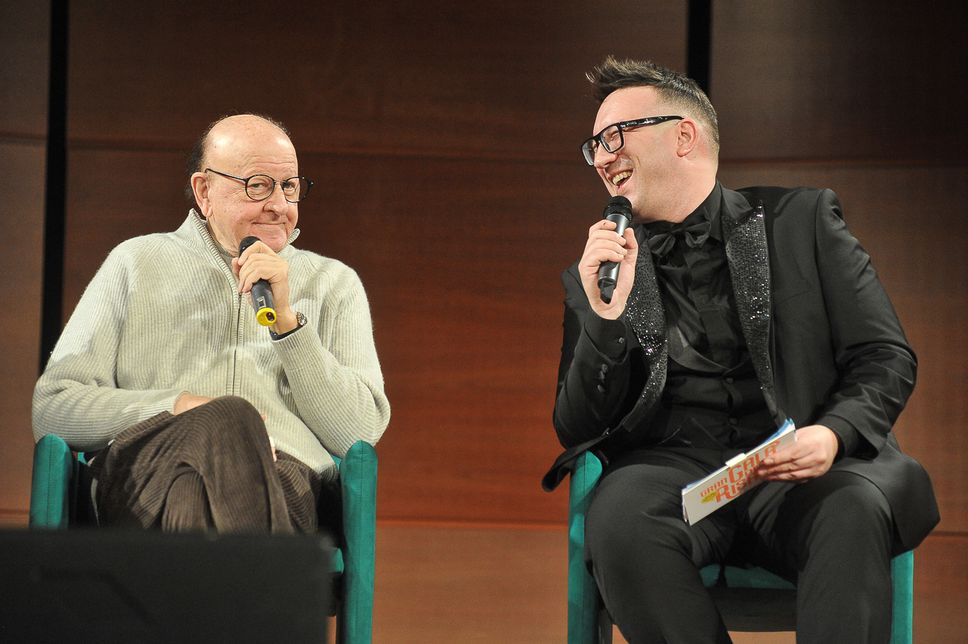 Massimo Boldi durante una sua recente apparizione a Lodi