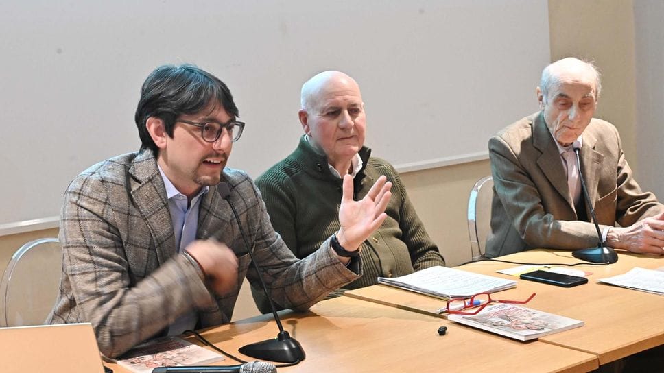 Da sinistra  Milanesi, Stroppa e Cattani. Foto Borella