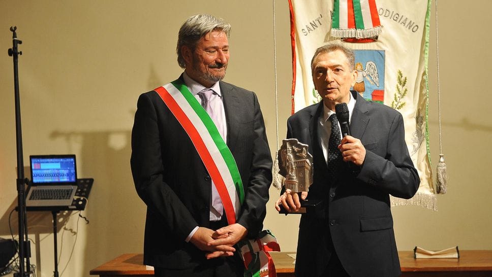 Il sindaco Devecchi e Mario Semenza