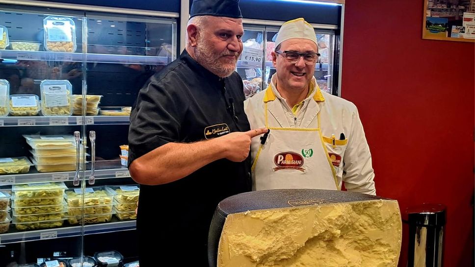 Stefano Paciotti e Marco Parmigiani con il Granone