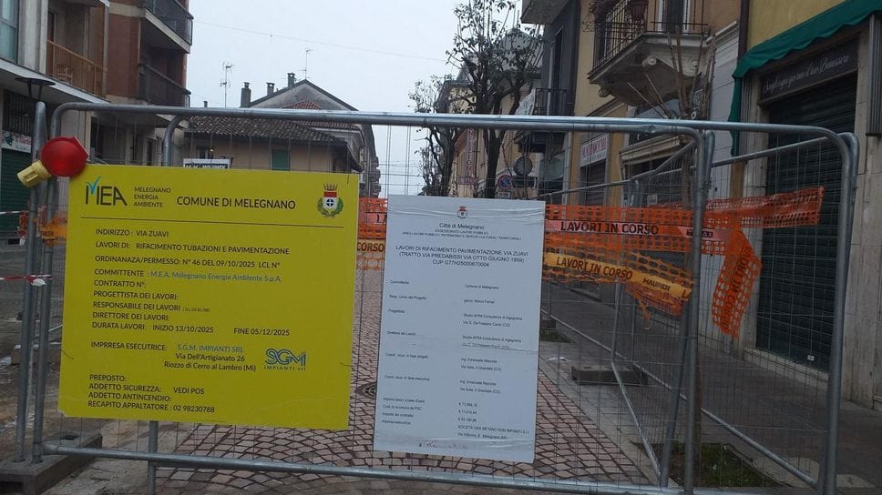 La seconda fase dei lavori in via Zuavi