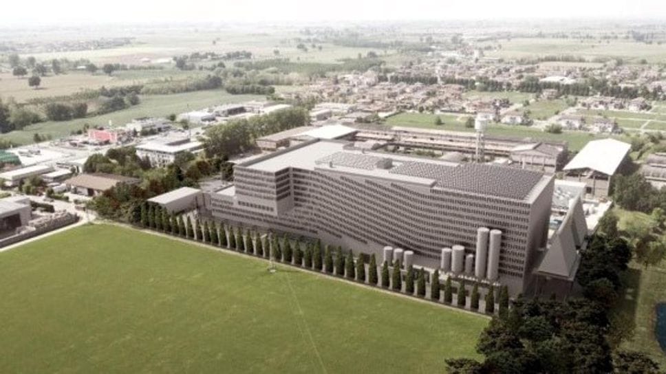 Il rendering del mega impianto