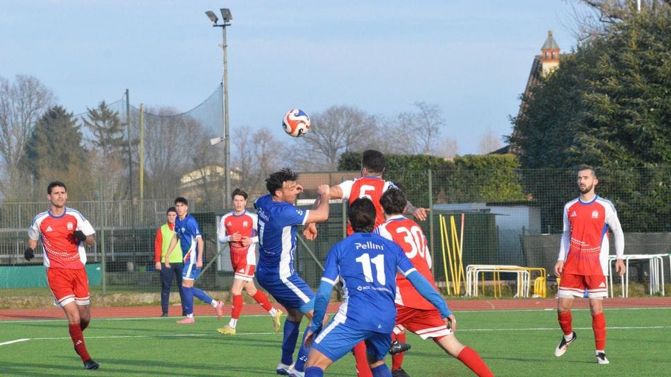 Una foto della partita tra Codogno e Barona Sporting