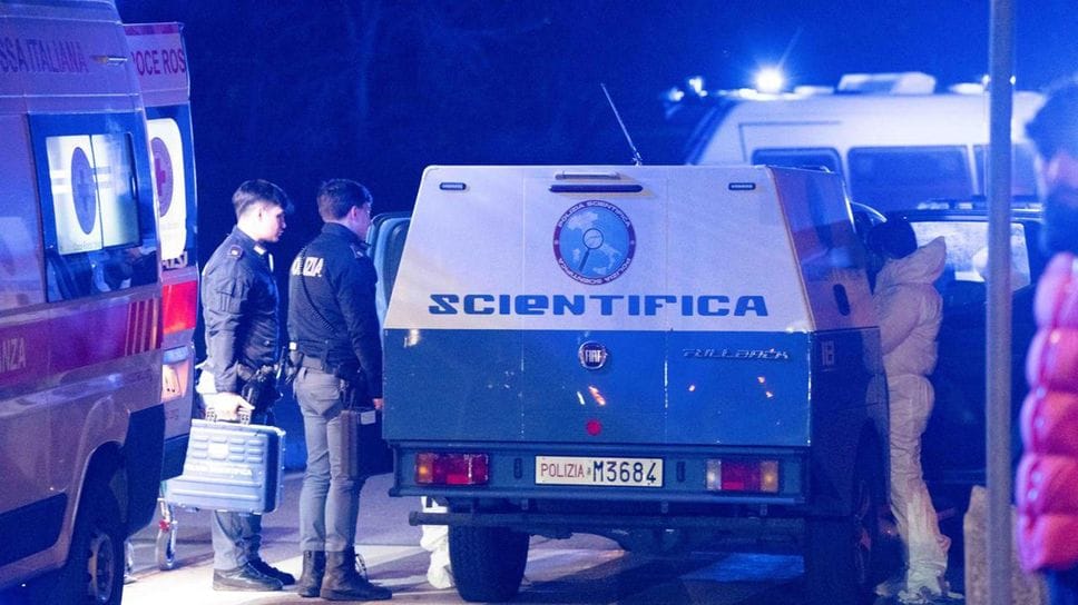 Il luogo della sparatoria (foto Canali)