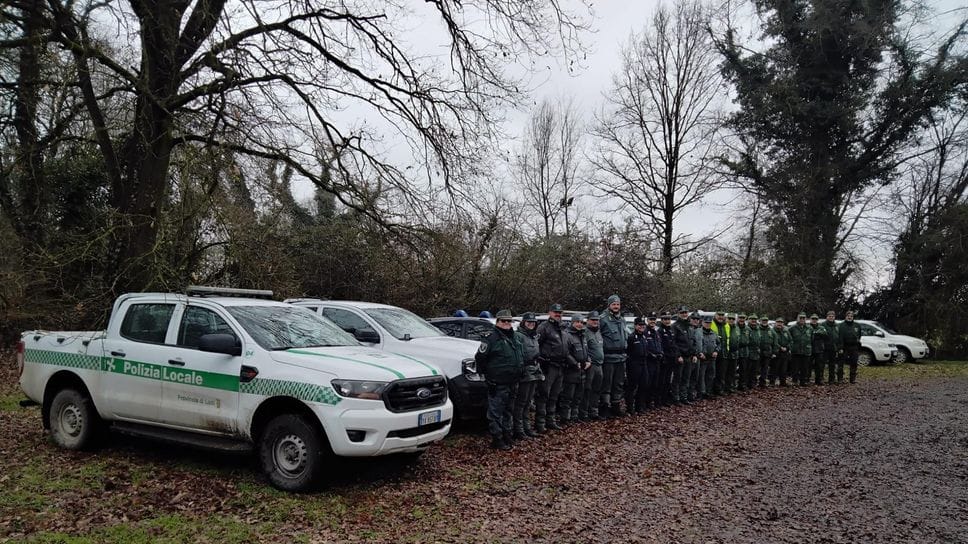 Agenti e guardie volontarie impegnati nel servizio straordinario