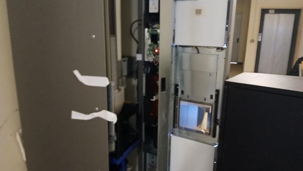 Le macchinette scassinate dai ladri