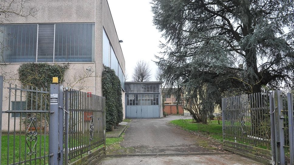 L’ingresso della Affaba e Ferrari di Borgo, passata da qualche anno alla multinazionale statunitense Trimas