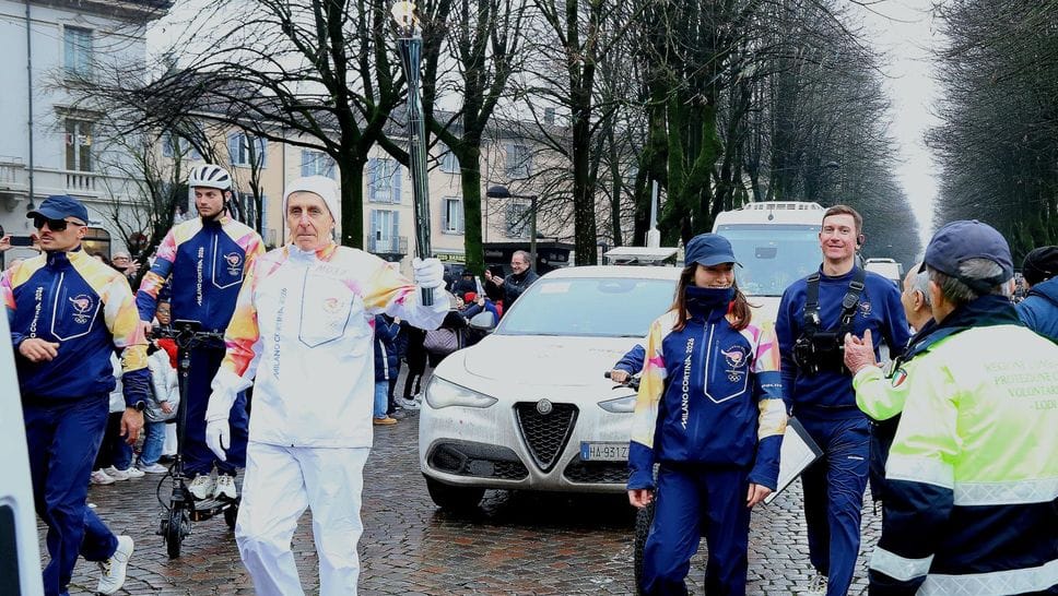La fiaccola a Lodi