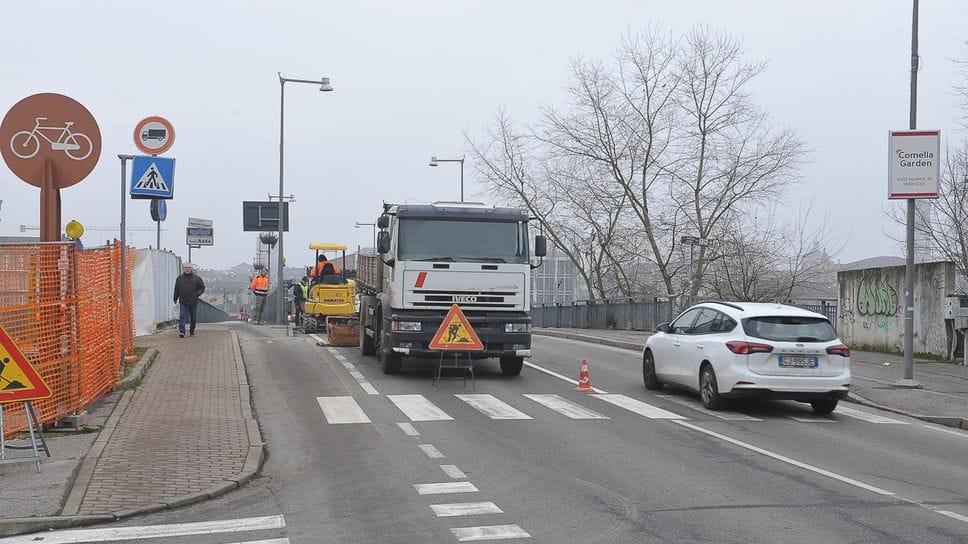 Lavori Aipo sul ponte dell’Adda a Lodi