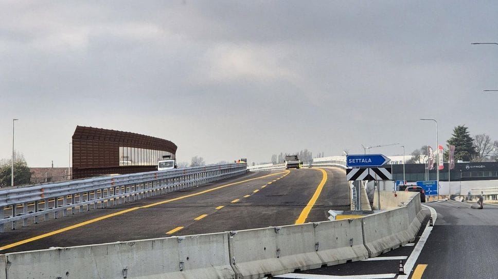 Il tratto di Paullese che riaprirà lunedì