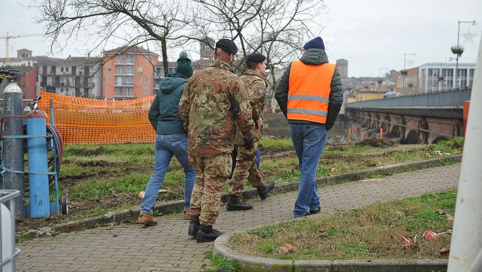 Il recente sopralluogo dell’esercito