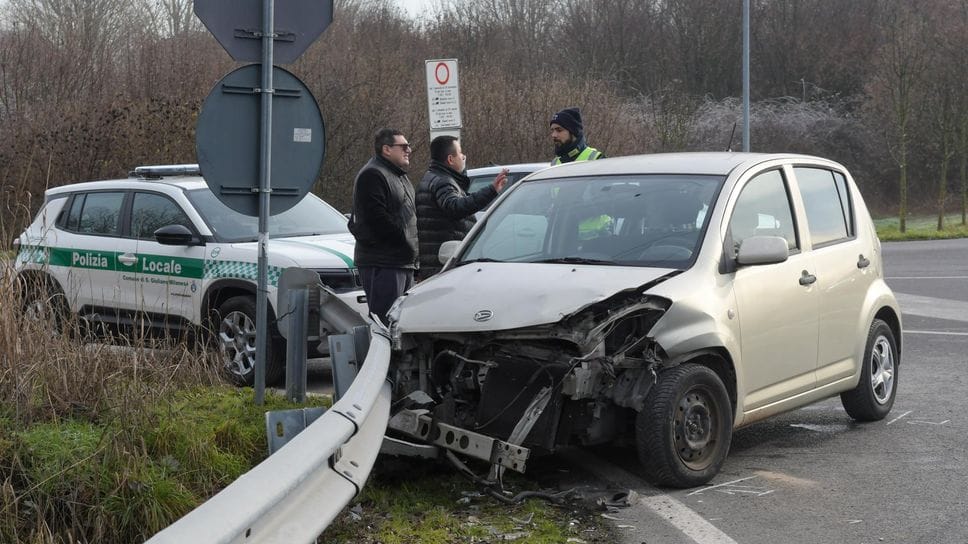 Incidente stradale sulla via Emilia a San Giuliano