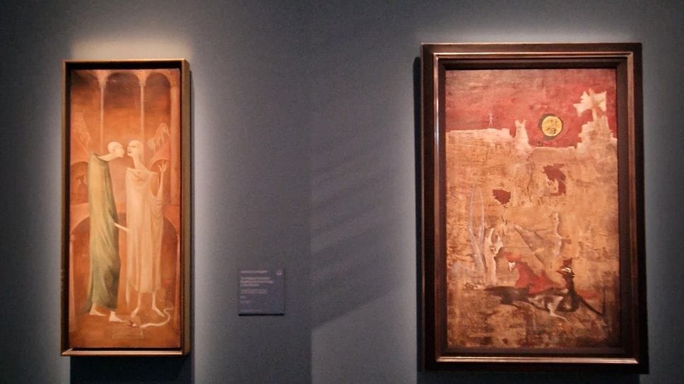 Due opere di Leonora Carrington