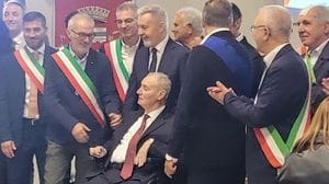 Fazzi ringrazia per la cittadinanza onoraria: «Per Merlino ci sarò sempre»