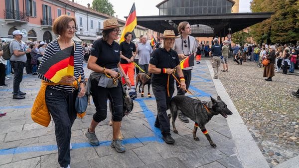 In arrivo da tutto il mondo, cani da soccorso in vetrina 