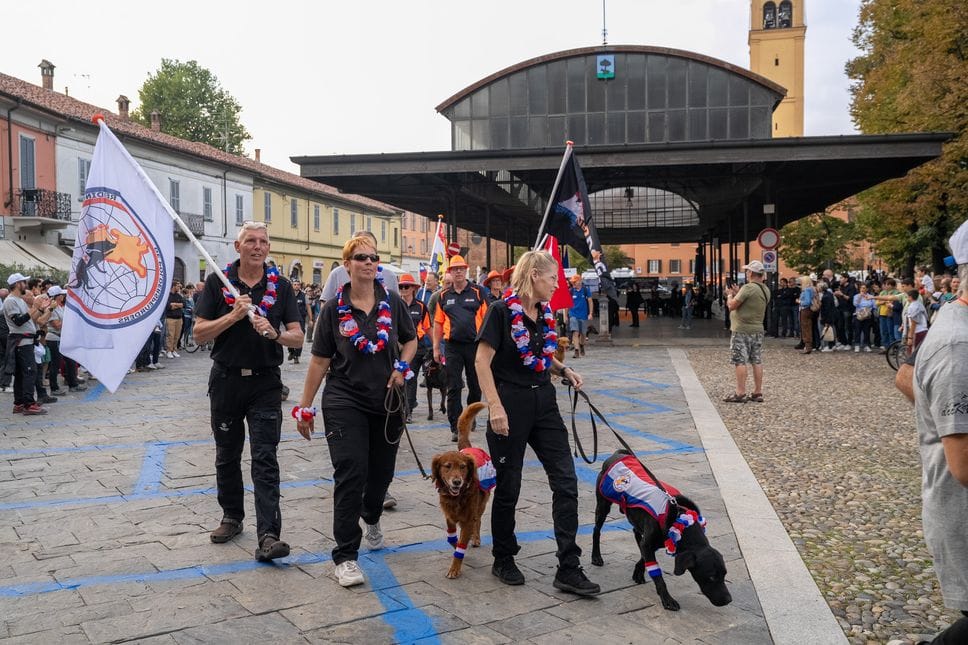In arrivo da tutto il mondo, cani da soccorso in vetrina 