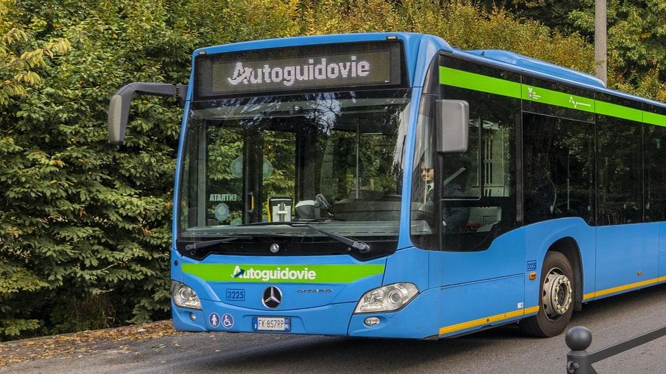 San Giuliano, paura su un pullman delle Guidovie