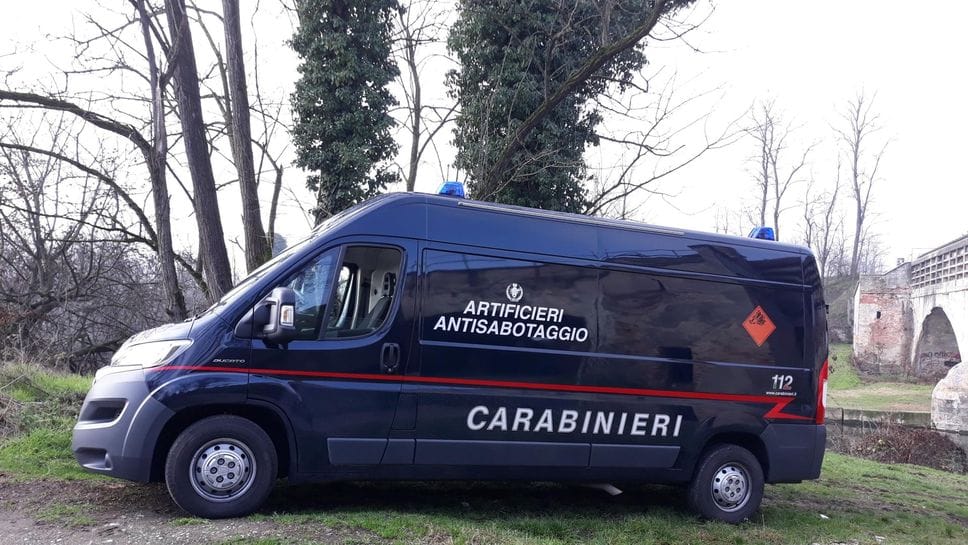 Trovata una bomba della Seconda Guerra Mondiale nei campi di Mediglia