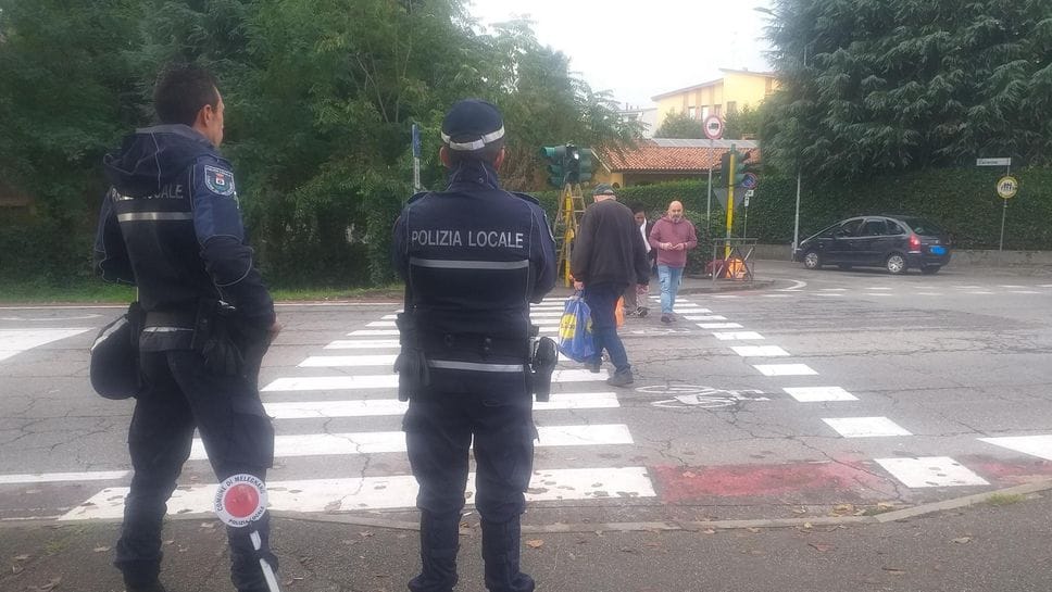 Semaforo in tilt, giornata difficile per il traffico a Melegnano